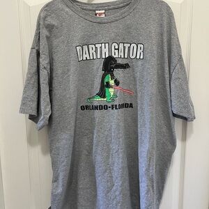 Gator Darth Vader Star Wars Florida gray shirt women’s size XXL